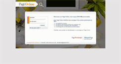 Desktop Screenshot of pageonline.fr